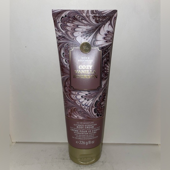 Bath & Body Works Cozy Vanilla Bourbon Body Cream 8oz Discontinued New - Picture 1 of 3